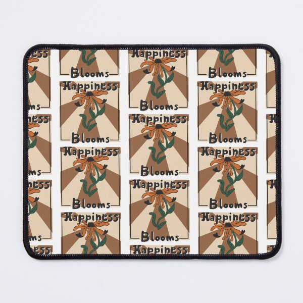 Item preview, Brown floral blooms happiness design designed and sold by moonbean-art.