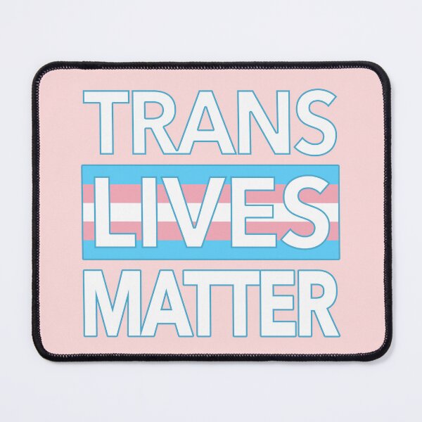 Item preview, Trans Lives Matter - outline (trans flag edition) designed and sold by Thelittlelord.