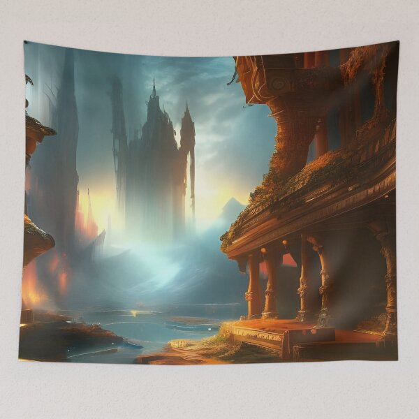 Item preview, Before Time Fantasy Art designed and sold by Ink Art Design.
