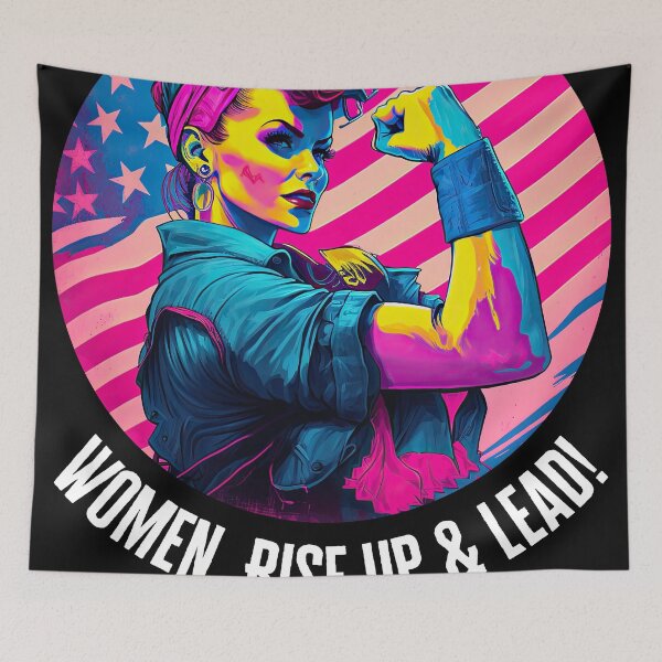 Item preview, Women, Rise Up & Lead! designed and sold by ai-datamancer.