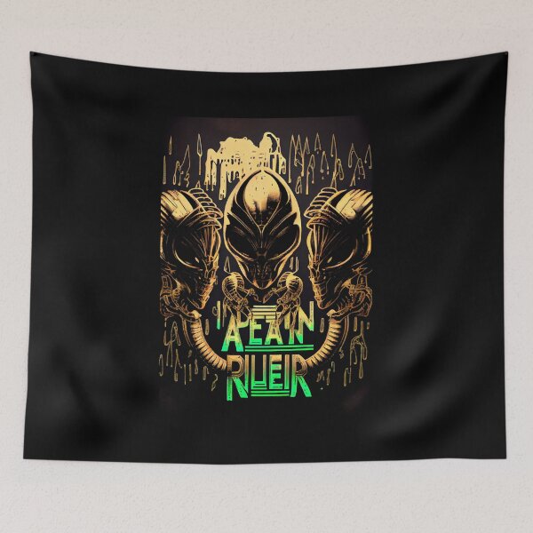 Item preview, Aean Riueir Intergalactic Rap Group / Alien Rap Battle designed and sold by ZGigerBarker.