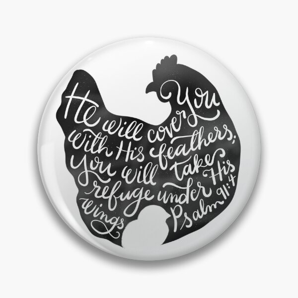 Item preview, He Will Cover You In His Feathers - Psalm 91 designed and sold by LivingstonLine.
