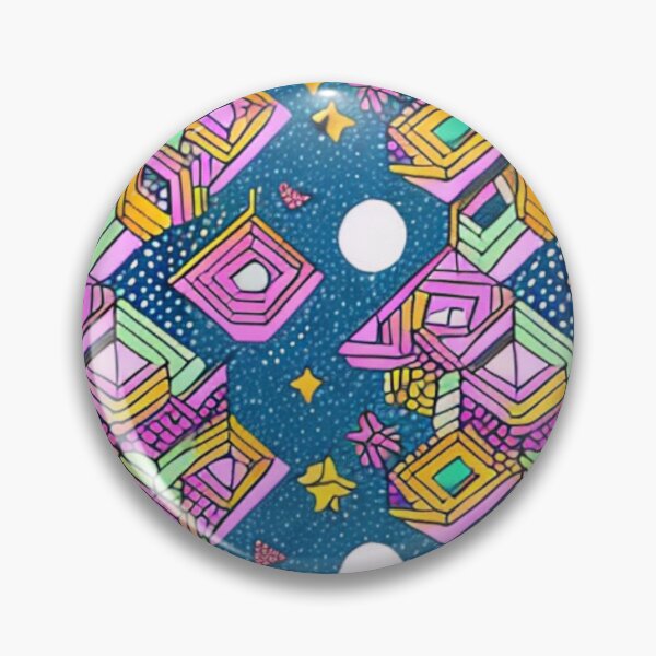 Item preview, Colorful Losange Forms Impressionist Cubic Painting Drawing Design Pattern  designed and sold by Myriam-BR.