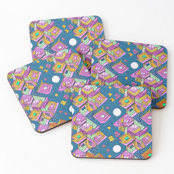 Item preview, Colorful Losange Forms Impressionist Cubic Painting Drawing Design Pattern  designed and sold by Myriam-BR.