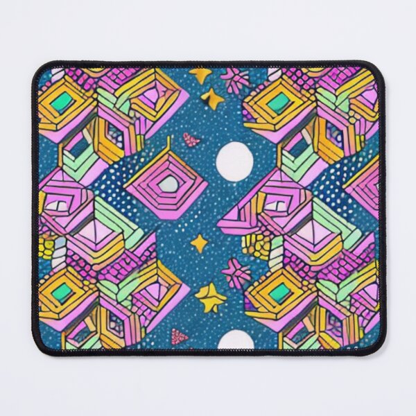 Item preview, Colorful Losange Forms Impressionist Cubic Painting Drawing Design Pattern  designed and sold by Myriam-BR.