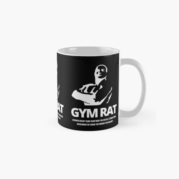  Personalized Gym Rat Mug, Unique Gift Mug For Gym Rats