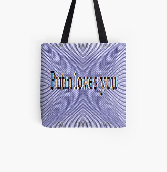 Putin Loves You All Over Print Tote Bag