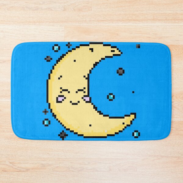 Item preview, Pixel Art Cute Moon Face designed and sold by Handstand365.
