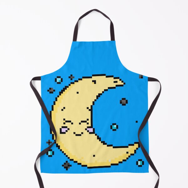 Item preview, Pixel Art Cute Moon Face designed and sold by Handstand365.