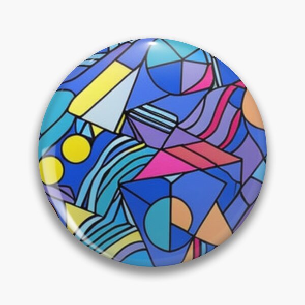 Item preview, Colorful Church Windows Different Shapes Impressionist Cubic Painting Pattern Design  designed and sold by Myriam-BR.