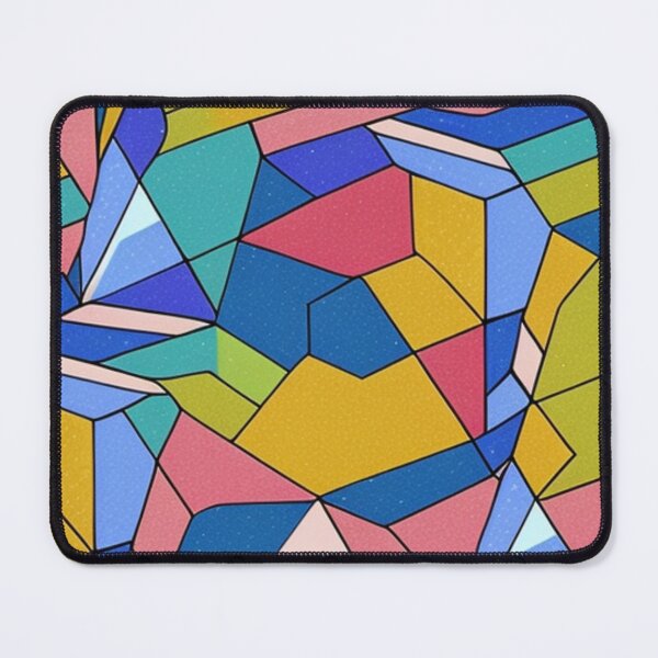 Item preview, Colorful Impressionist 3D  Cubic Church Window Painting Design Pattern  designed and sold by Myriam-BR.