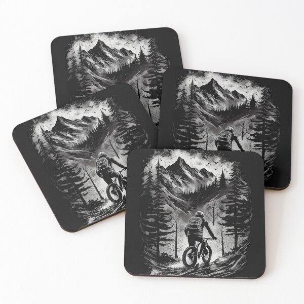 Item preview, Mountain Biking Through the Wilderness designed and sold by EvyeniaArt.