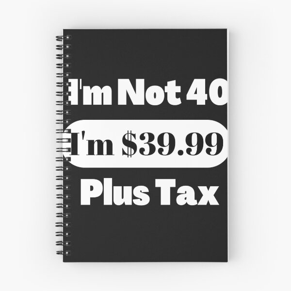 Item preview, I'm Not 40 design for shirt, stickers, etc... designed and sold by dreamwearprints.