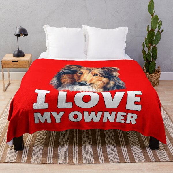 Item preview, Collie Dog Lovers I Love My Owner  designed and sold by fantasticdesign.