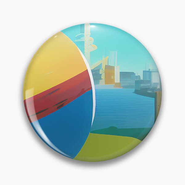 Item preview, Illustration of a city with a planet in the foreground, rectangle format designed and sold by Flairh-Art.