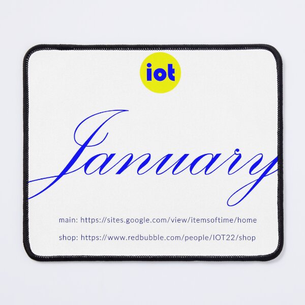 Item preview, January designed and sold by IOT22.