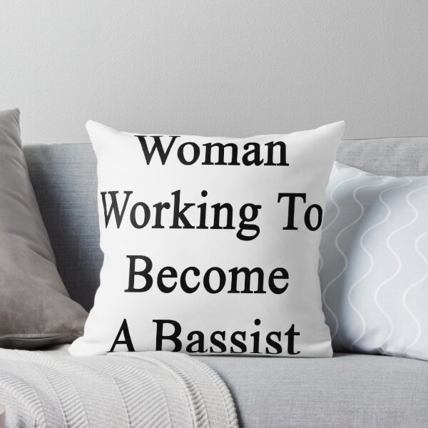 Item preview, Woman Working To Become A Bassist  designed and sold by supernova23.