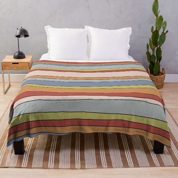 Item preview, Muted Retro Stripes Lined Stripe Pattern designed and sold by kierkegaard.