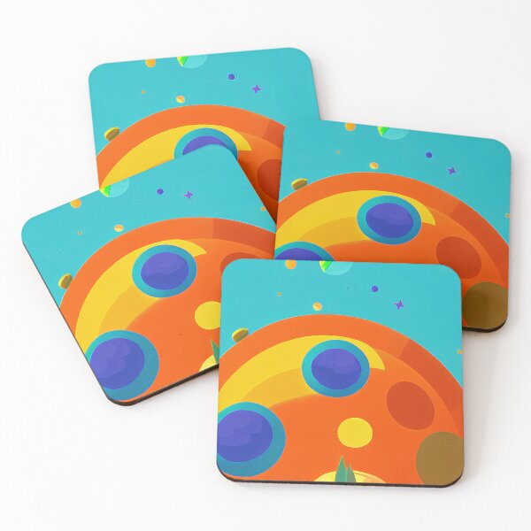 Item preview, Illustration and superposition of several planets, rectangle format designed and sold by Flairh-Art.