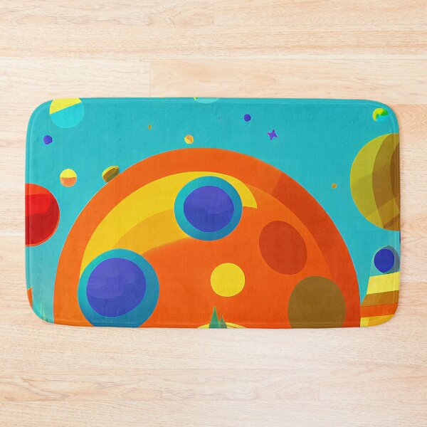Item preview, Illustration and superposition of several planets, rectangle format designed and sold by Flairh-Art.