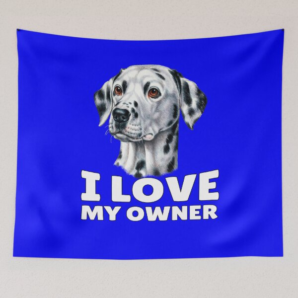 Item preview, Dalmatian Dog Pet Owner I Love My Owner  designed and sold by fantasticdesign.