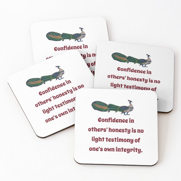 Item preview, Confidence In Others' Integrity - Confidence Quote designed and sold by CrankyOldDude.