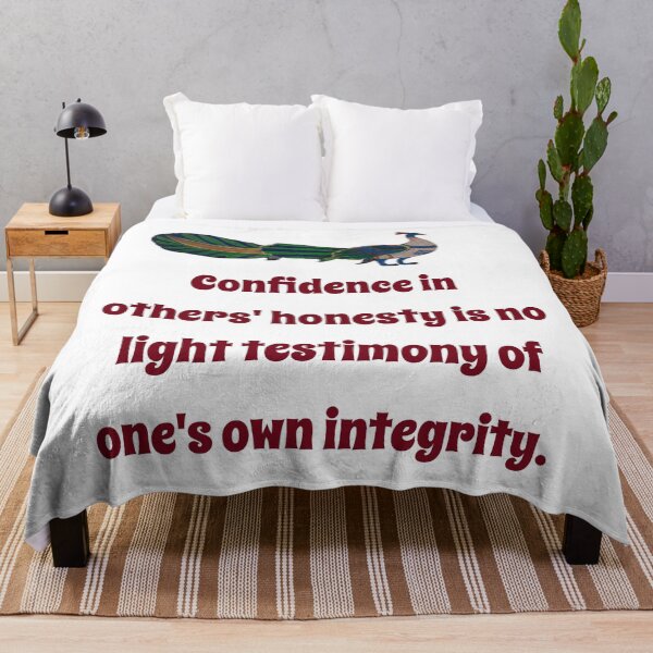 Item preview, Confidence In Others' Integrity - Confidence Quote designed and sold by CrankyOldDude.