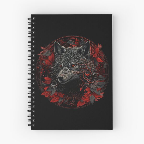 Item preview, Black & Red Dark Wolf designed and sold by ErthaxsWorkshop.