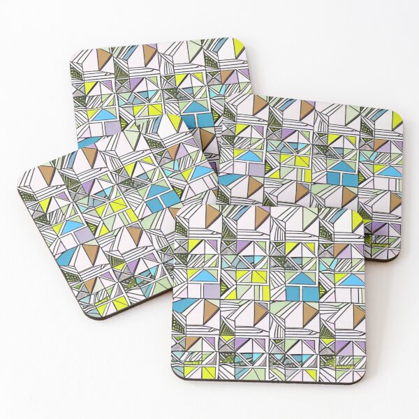 Item preview, Cubic Impressionist Colorful Painting Comic Book Pattern Design  designed and sold by Myriam-BR.