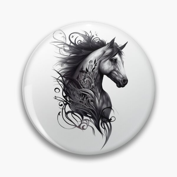 Item preview, Horse Tattoo designed and sold by TourDePassion.