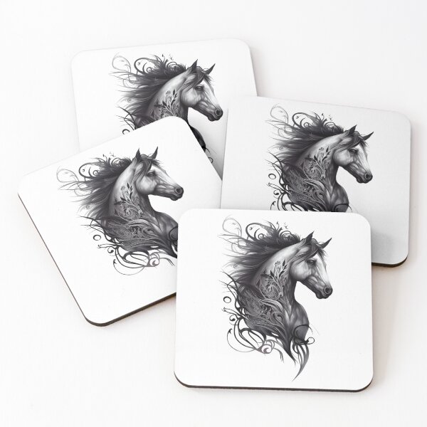 Item preview, Horse Tattoo designed and sold by TourDePassion.