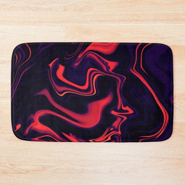 Item preview, Red liquid marble designed and sold by rdxart.