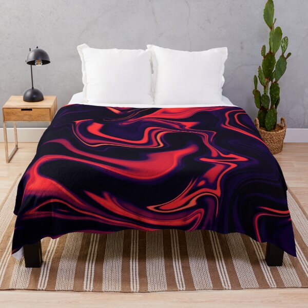 Item preview, Red liquid marble designed and sold by rdxart.