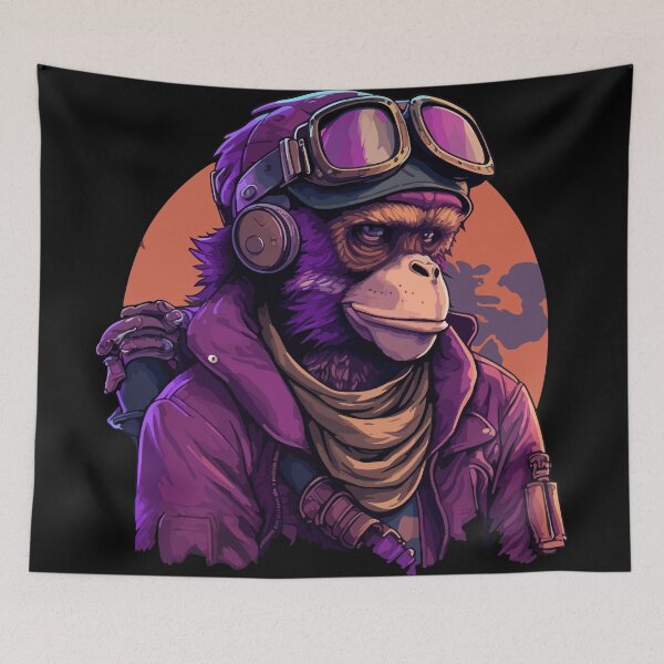 Item preview, The Ultimate Primate Monkey King designed and sold by Colorful Dreams.