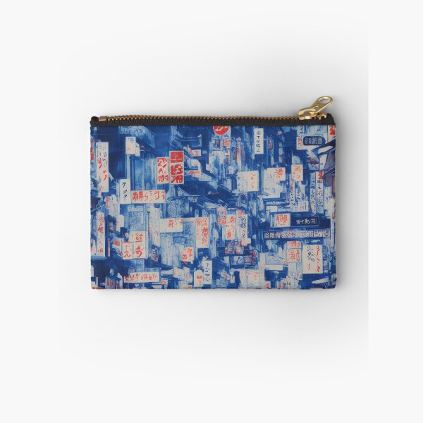 Item preview, Japanese street scene, blue designed and sold by Metaverse8.