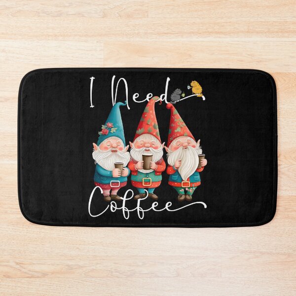 Item preview, I Need Coffee Funny Coffee & Gnome Lovers Floral Easter designed and sold by SecretDicer.