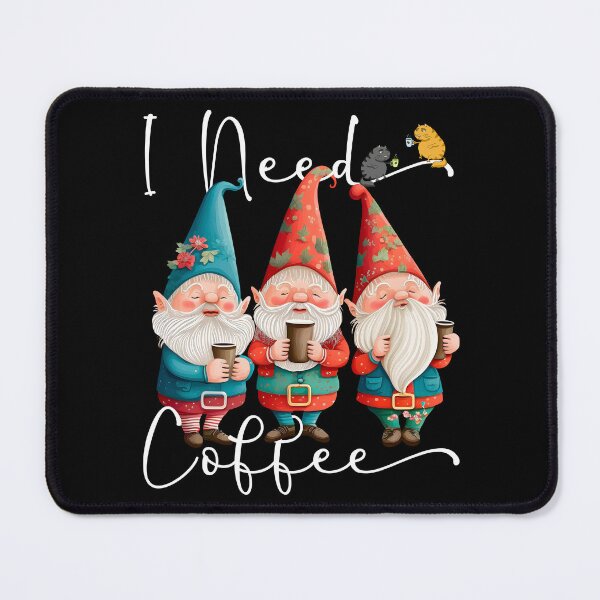 Item preview, I Need Coffee Funny Coffee & Gnome Lovers Floral Easter designed and sold by SecretDicer.