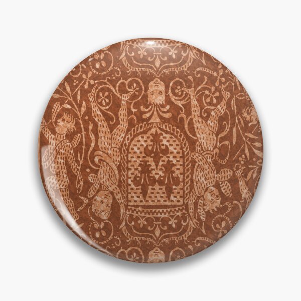 Item preview, Renaissance Heraldry Red Brown designed and sold by AntiqueImages.