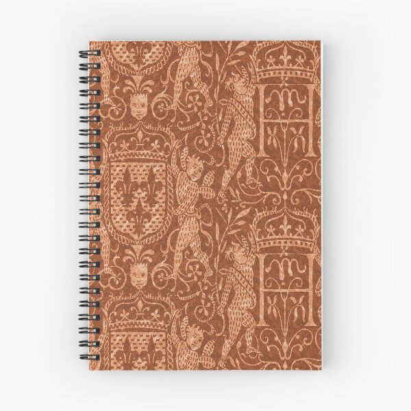 Item preview, Renaissance Heraldry Red Brown designed and sold by AntiqueImages.