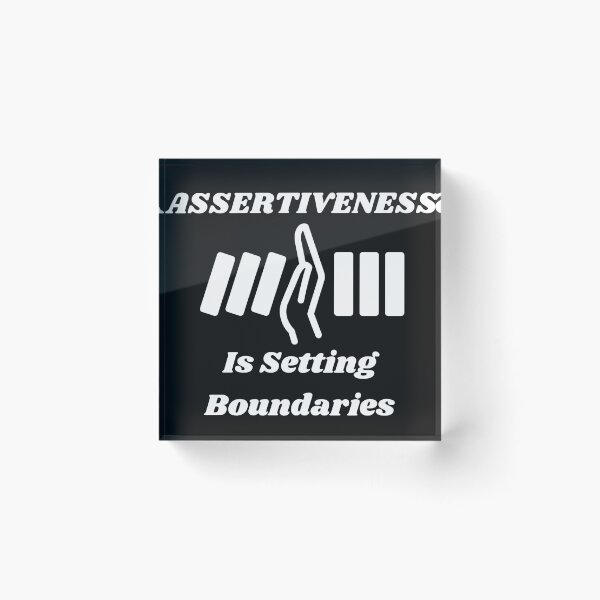 Item preview,  Assertiveness is setting boundaries designed and sold by Jettart.