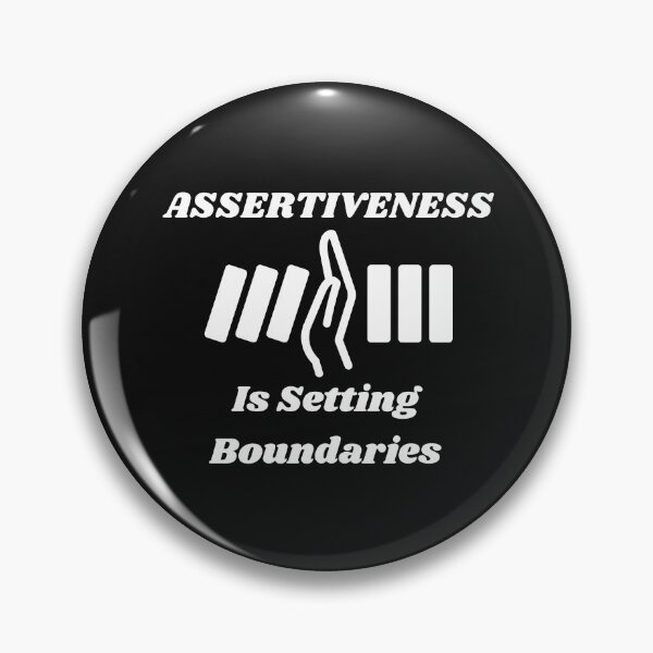 Item preview,  Assertiveness is setting boundaries designed and sold by Jettart.
