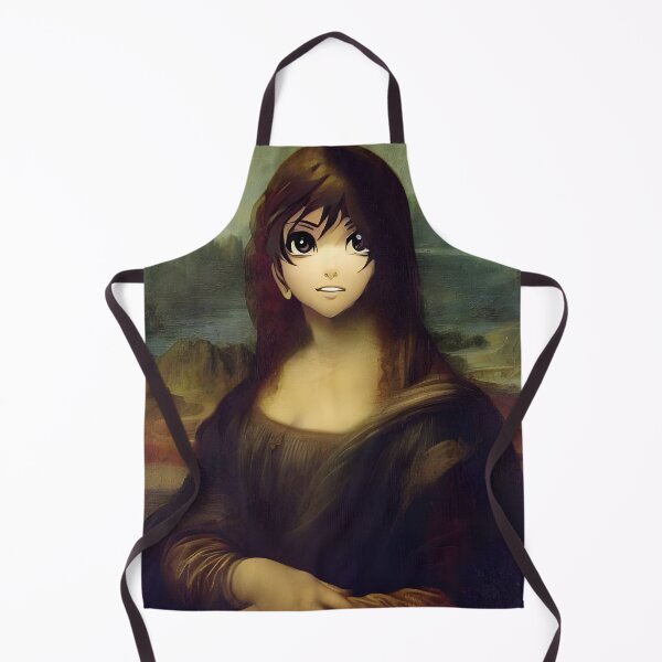 Item preview, Beaux Animes Art ...The Mona Lisa (La Gioconda) - Leonardo da Vinci re-imagined as an anime. designed and sold by Beauxanimes.