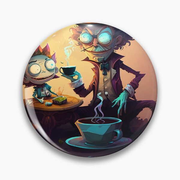Item preview, A Rick exploring his love for tea v1 designed and sold by ai-datamancer.