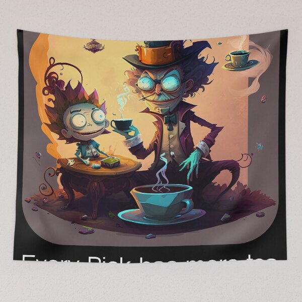 Item preview, A Rick exploring his love for tea v1 designed and sold by ai-datamancer.