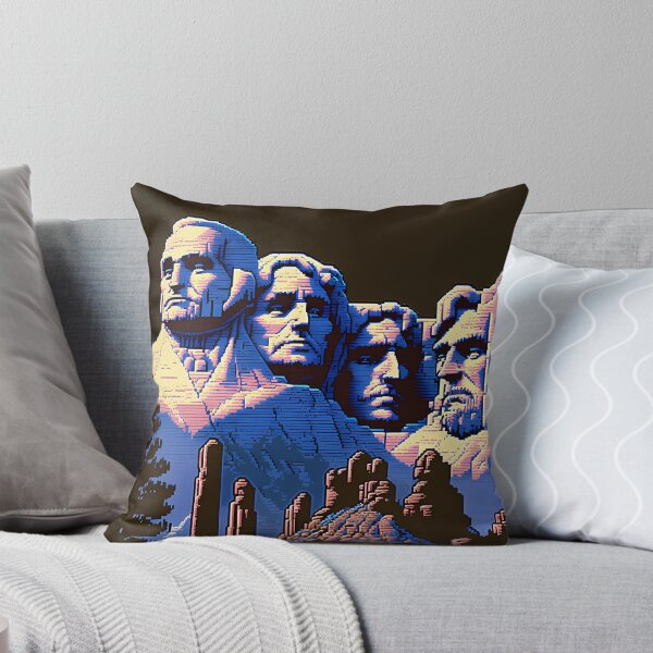 Item preview, Pixel Art World Tour - Mount Rushmore designed and sold by DaydreamDepot.