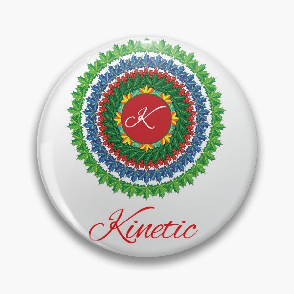 Artikelvorschau, Alphabet K with attribute Kinetic leaf art Mandala circle design entworfen und verkauft von MubaraksArt.