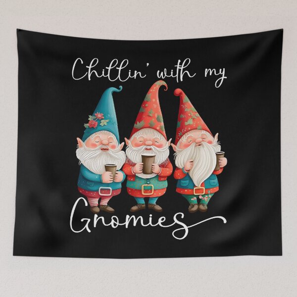 Item preview, Chillin With My Gnomies Funny Coffee & Gnome Lovers Floral Easter designed and sold by SecretDicer.