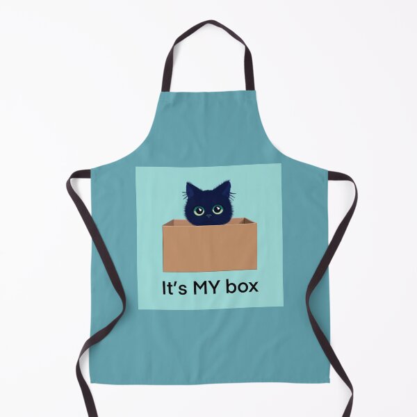Item preview, Cute cat in a box designed and sold by QuirkyCatz.