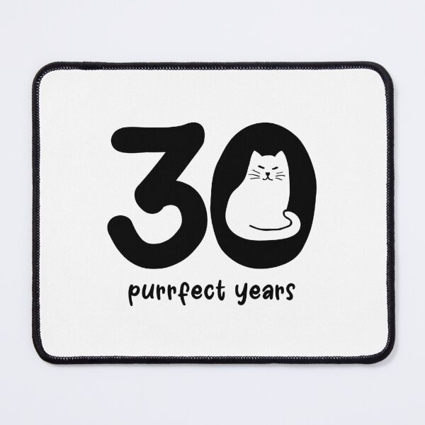 Item preview, 30 purrfect years designed and sold by kolebridesign.