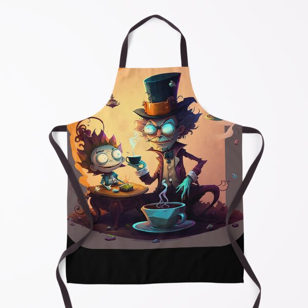 Item preview, A Rick exploring his love for tea v1 (no text) designed and sold by ai-datamancer.